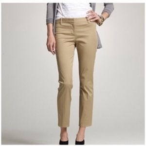 *J.Crew city fit high ankle khaki pant